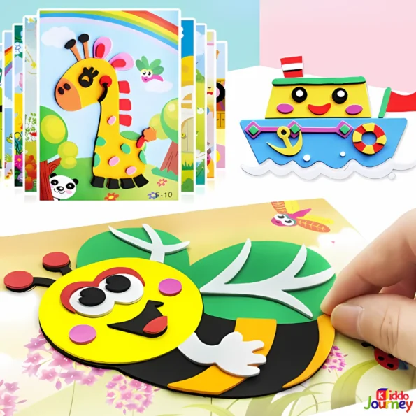 Creative Animal Foam Sticker Puzzle - Image 2